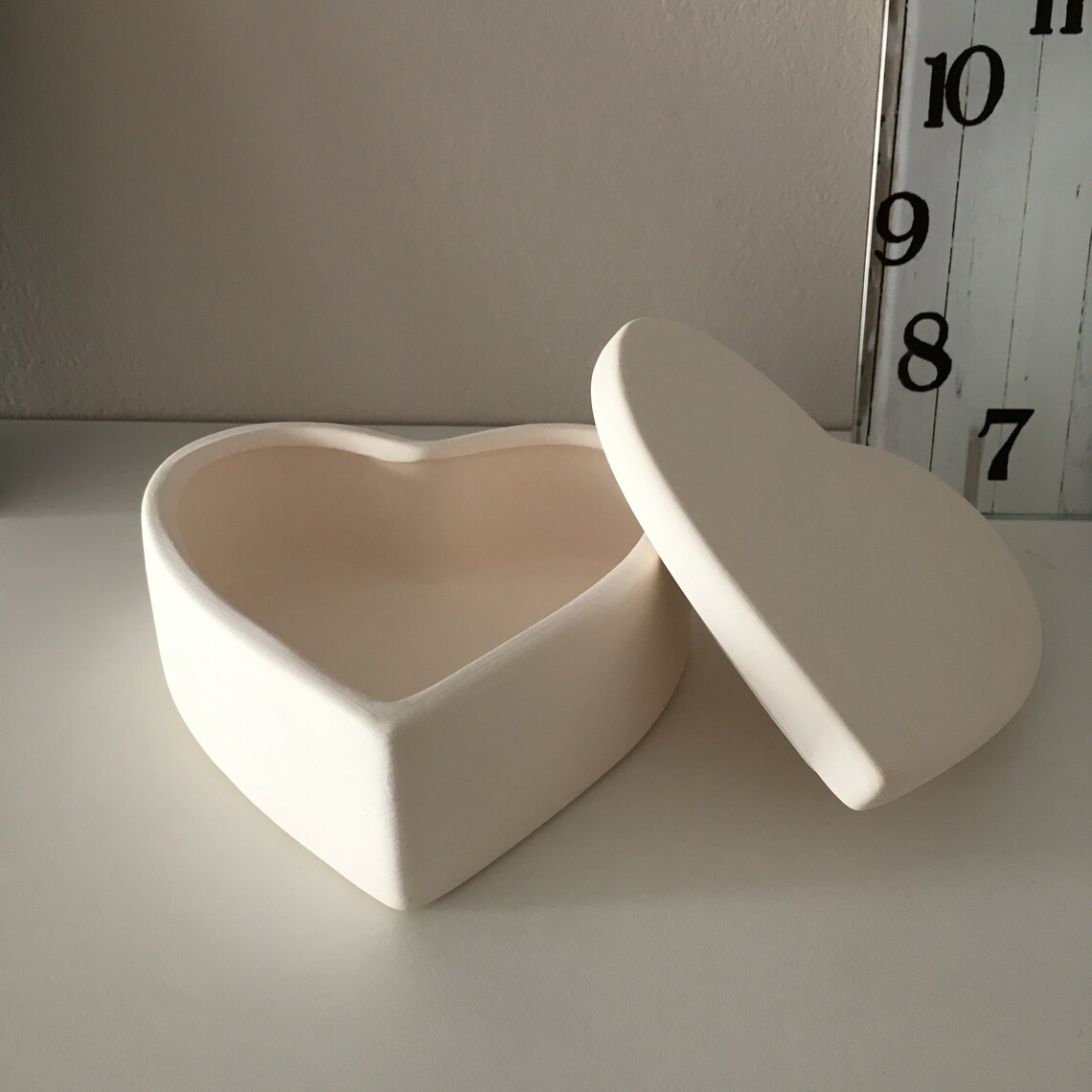 Valentines Day Decor Ceramic Heart Box Jewelry Storage Etsy