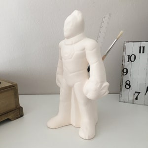 Ceramic Ben 10, Pencil Holder, Ready to Paint, Ceramic Pottery, Fun for Kids, Gift for Boy, Ben 10 Party Decor, Ben 10 Birthday,