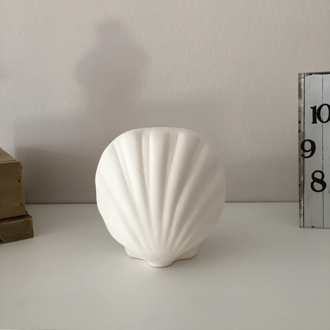 Ready to Paint Ceramic Shell Shell Coin Bank Piggy Banks | Etsy