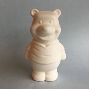 Ceramic Winnie The Pooh, Disney Character, Ready to Paint Bisque, Kids Gifts, Disney Hero, Ceramic Bear, Kids Decoration, Ceramic Miniature