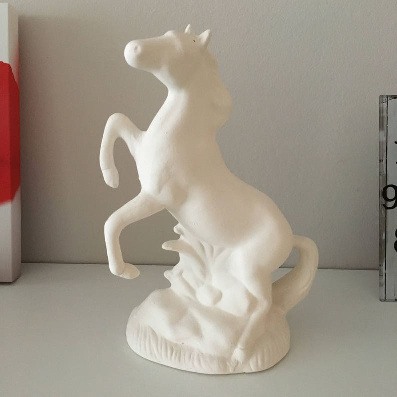 Ceramic Horse Sculpture Ready to paint Handmade Ceramic Etsy