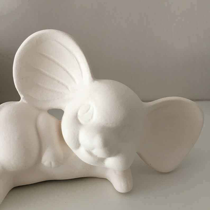 Ceramic Mouse Ready to Paint Unpainted Figurines Ceramic Etsy