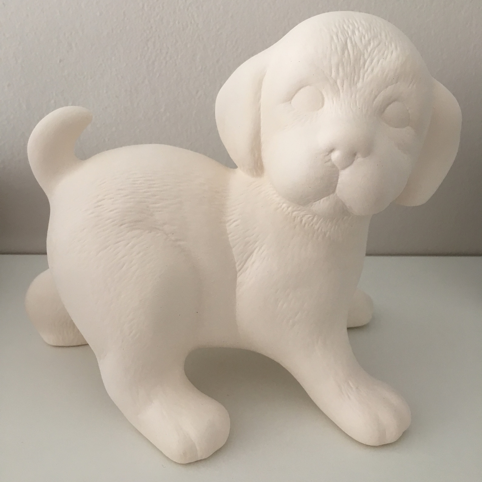 Ceramic Puppy Ready to Paint Ceramic Bisque Dog Birthday Etsy
