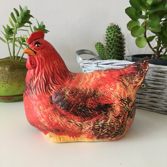Garten-Deko Gallo – Lustige Hühner-Figur Aus Resin Für Draußen & Innen