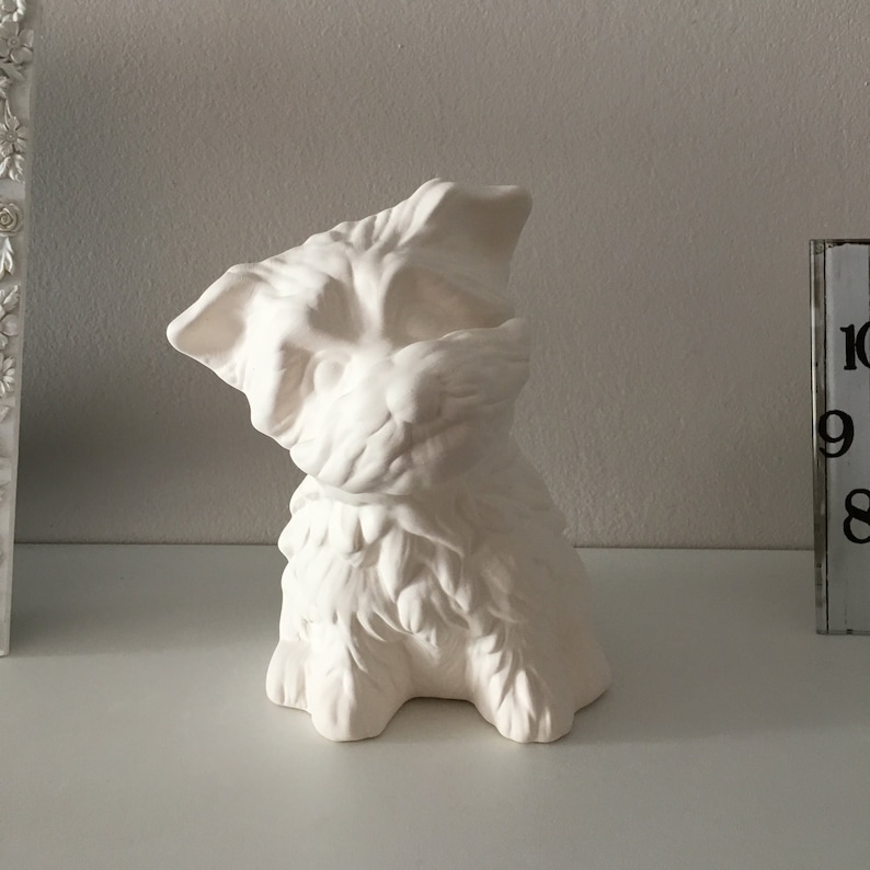 Handmade Ceramics Ready to Paint Ceramic Dog Bisque Etsy