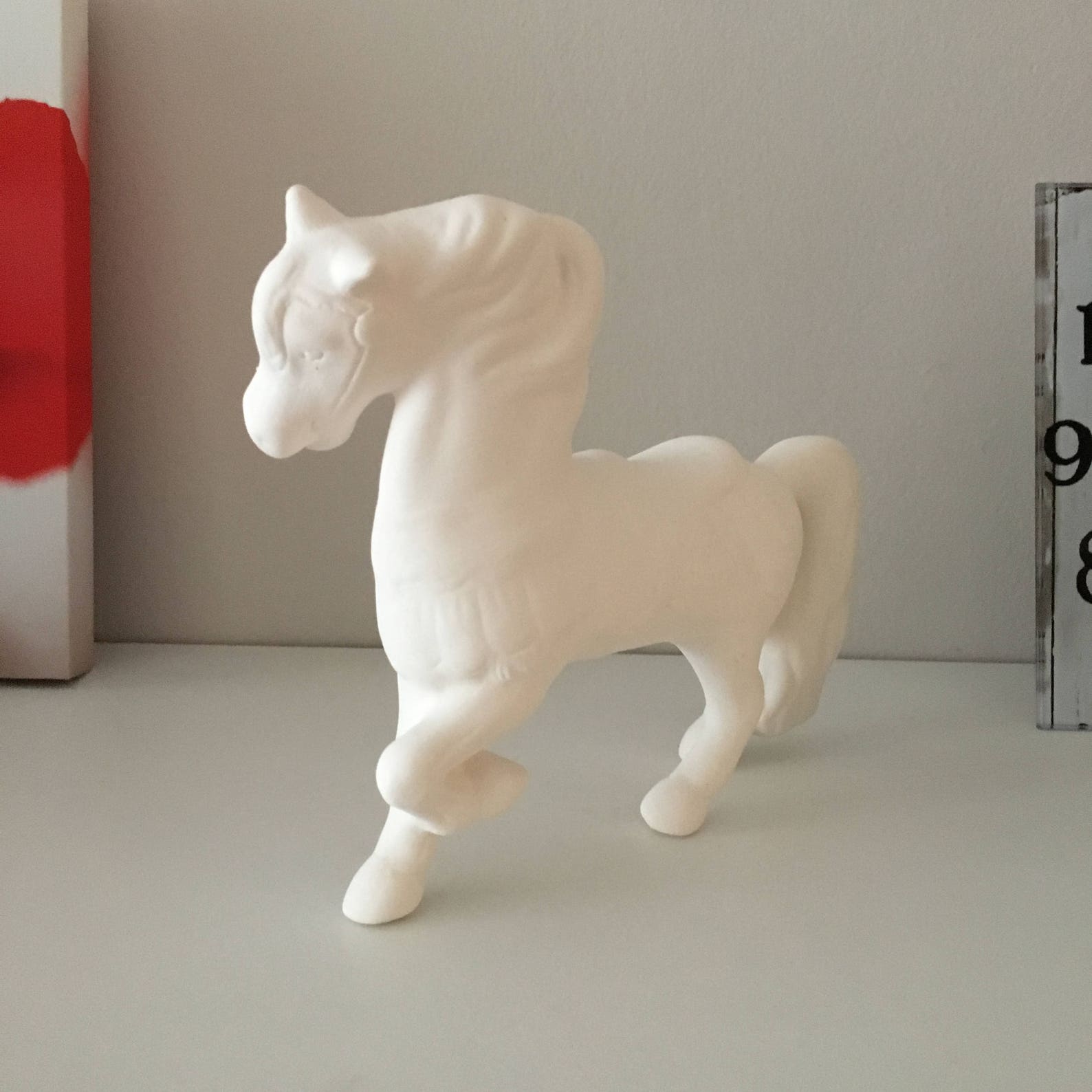 Ceramic Horse Figure Ready to Paint Handmade Sculpture Etsy