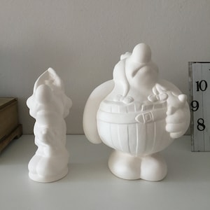 Keramische Bisque, Ready to Paint, Asterix en Obelix Beeldjes, Stripfiguren, Keramische Set, Gift Idea, Kerstcadeaus, Home Decor, Paint