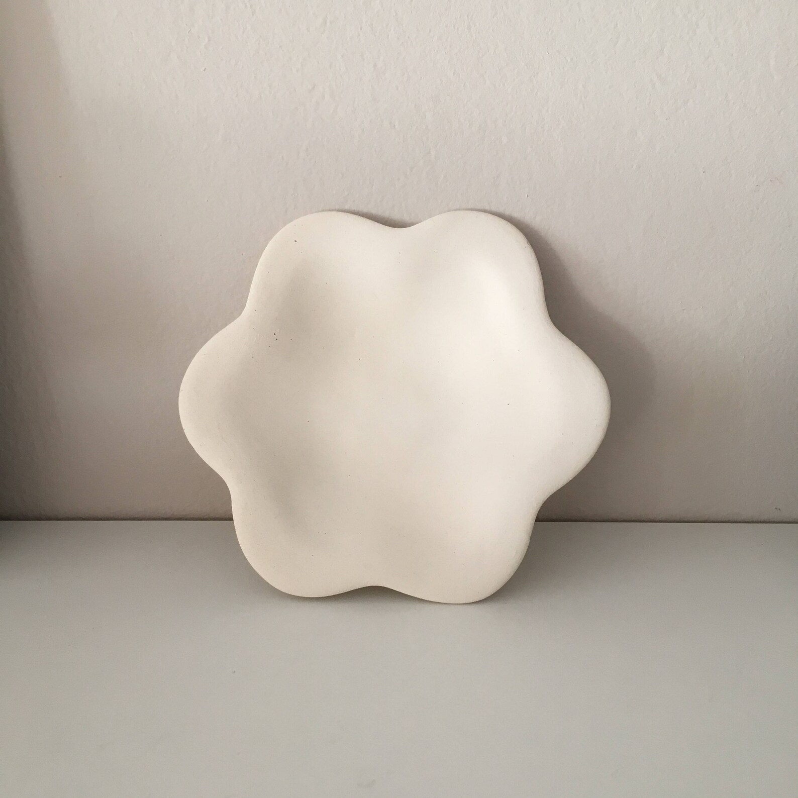 Ceramic Plate Bisque Ready to Paint Pottery Kids Gifts Art Etsy