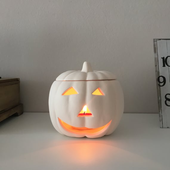 Calabaza de Halloween listo para pintar bisque de cerámica - Etsy España Calabaza de Halloween listo para pintar bisque de cerámica - Etsy España