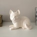 Ceramic Cat, Ready to Paint, Ceramic Bisque, Handmade Cat Sculpture, Unpainted Ceramics, Gift for Kids, Cat Lover Gift, Housewarming Gift 