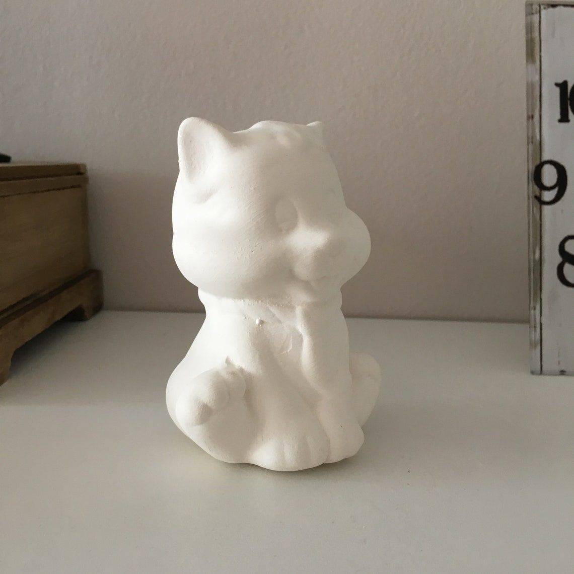 Ceramic Kitty Ready to Paint Ceramic Cats Ceramic Animals Etsy