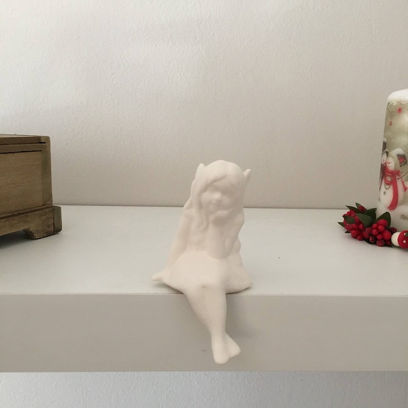 Fairy Figurine Paintable Pottery Ready to paint Ceramic Etsy