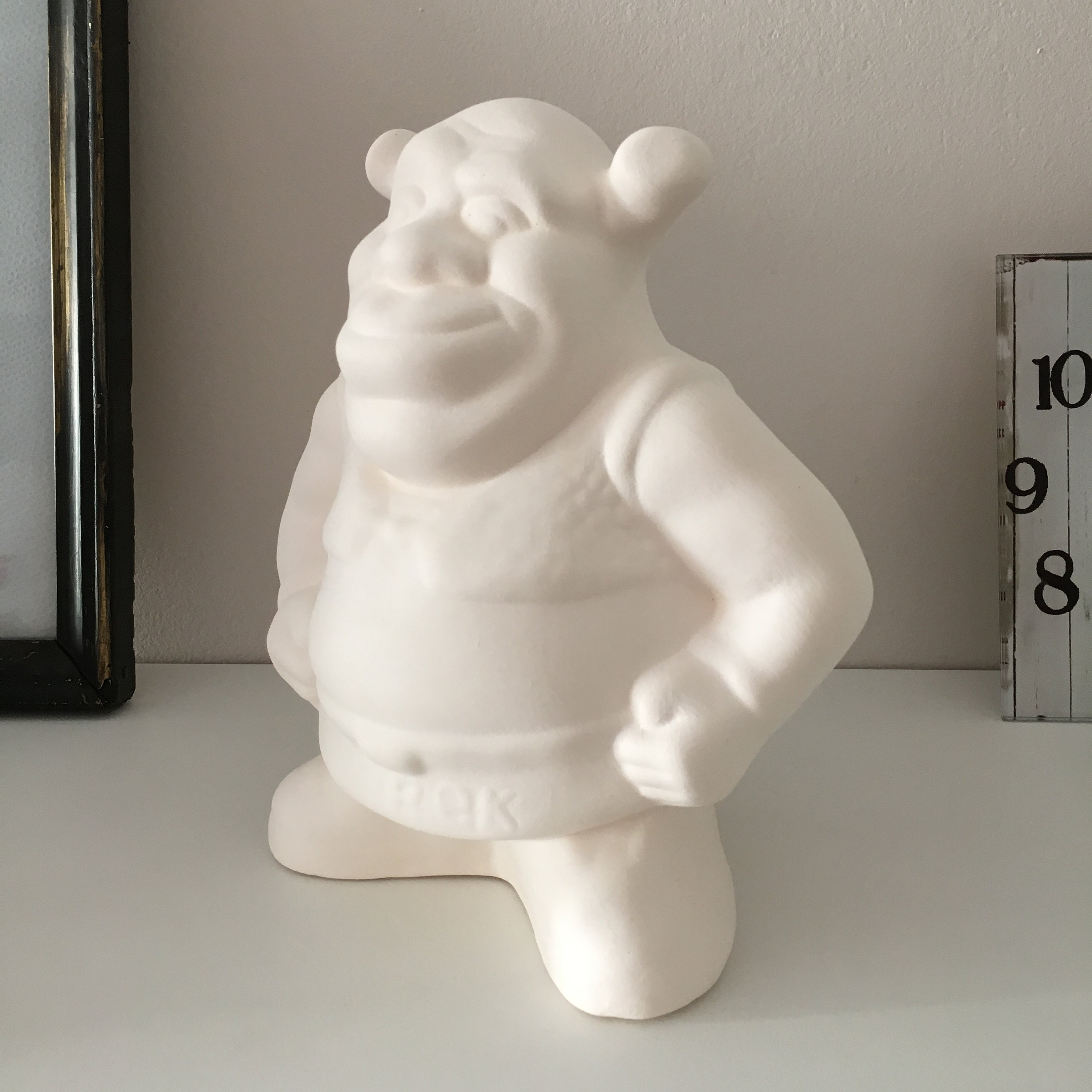 Ceramic Shrek, Ready to Paint, Disney Heroes, Walt Disney, Shrek