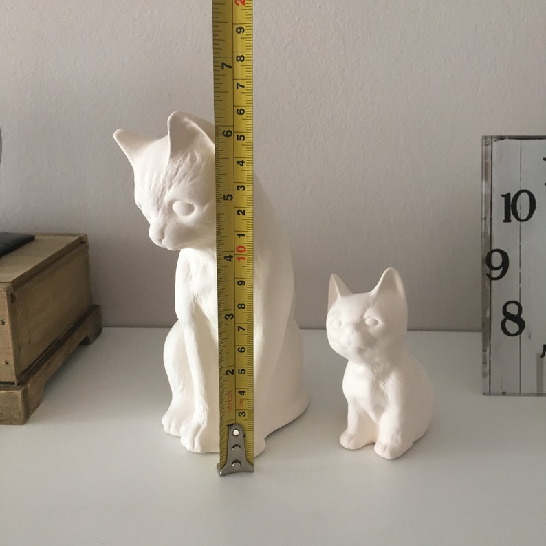 Ceramic Cat Ready to Paint Ceramic Bisque Housewarming Etsy
