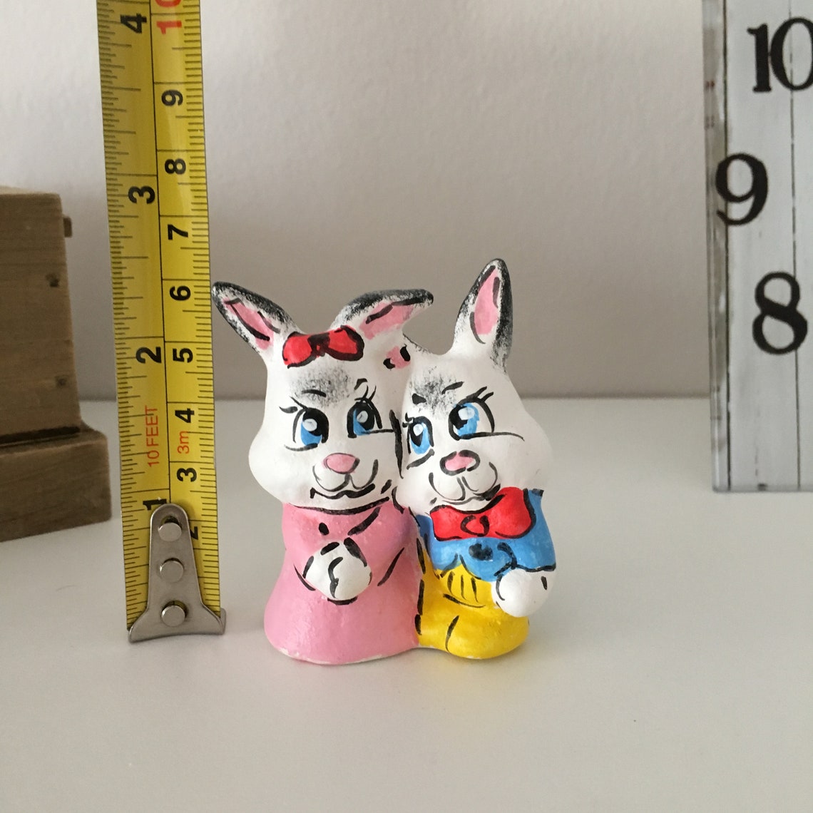 Coquetiers Lapin En Céramique Multicolore - Lot De 2, 9 Cm - Décoration De Table Pandecor - 6