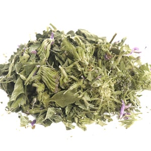 Bergamot, dried organic Monarda fistulosa herb