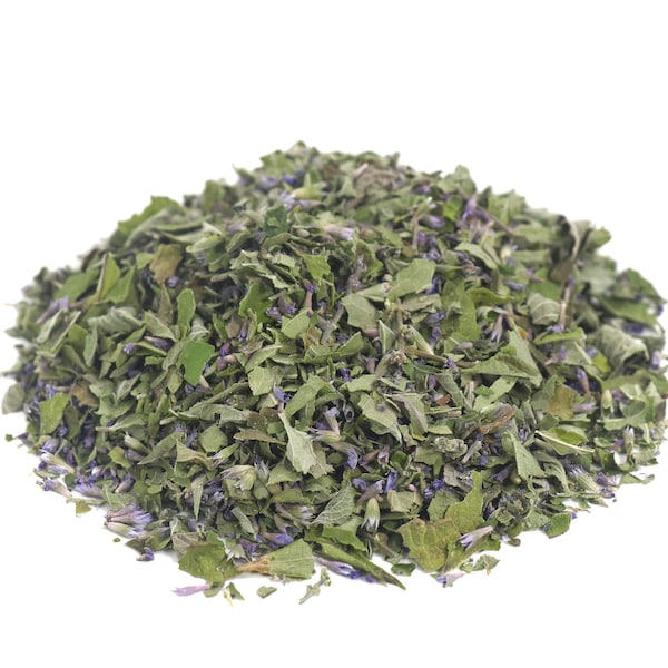 Anise Hyssop, Agastache foeniculum dried tea herb, organically grown on farm