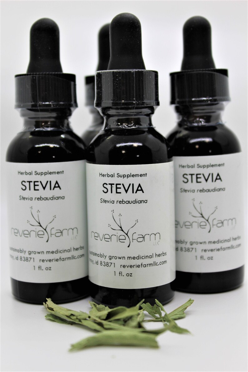 Stevia Drops Stevia rebaudiana extract tincture organic Etsy