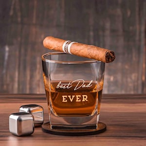 Personalisiertes Bourbonglas, Whiskyglas-Geschenkset, Geschenk für Ehemann, Whisky-Liebhabergeschenk, Geschenkideen zum Valentinstag