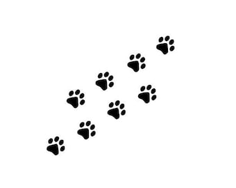 Download Open Heart Paw Print SVG File | Etsy