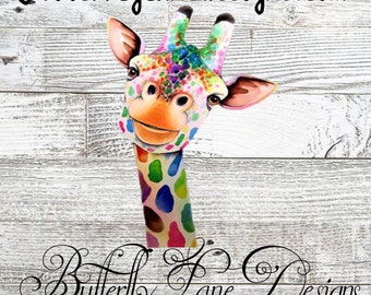 Download Watercolor Giraffe Etsy