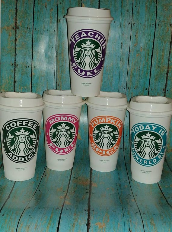 Starbucks custom cups | Etsy