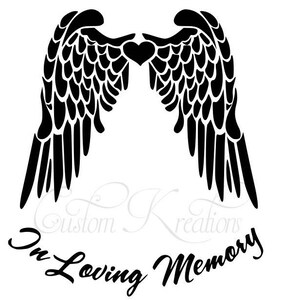 Fichier SVG In Loving Memory uniquement