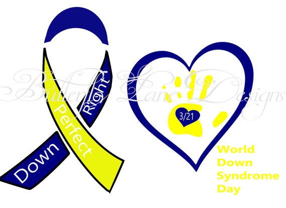 Down Syndrome Awareness Svg File Etsy