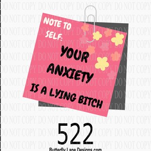 自分へのメモ：あなたは私にストレスを与えている。デジタルPNG