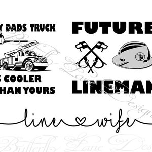 Lineman Bundle_Future lineman_lineman esposa Somente arquivo SVG