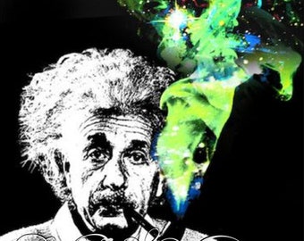 albert einstein smoking shirt