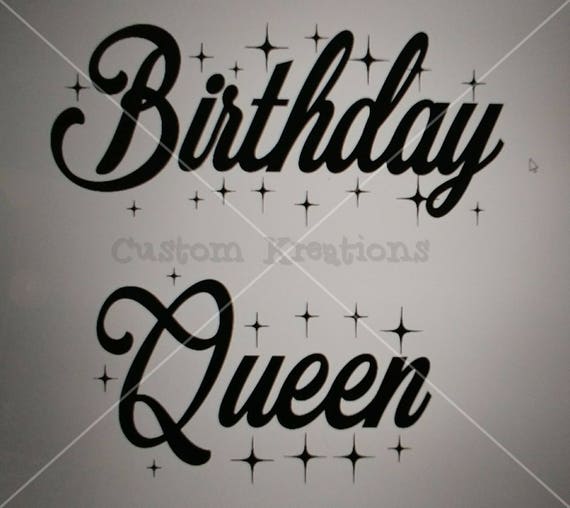 Download Birthday Queen SVG file | Etsy