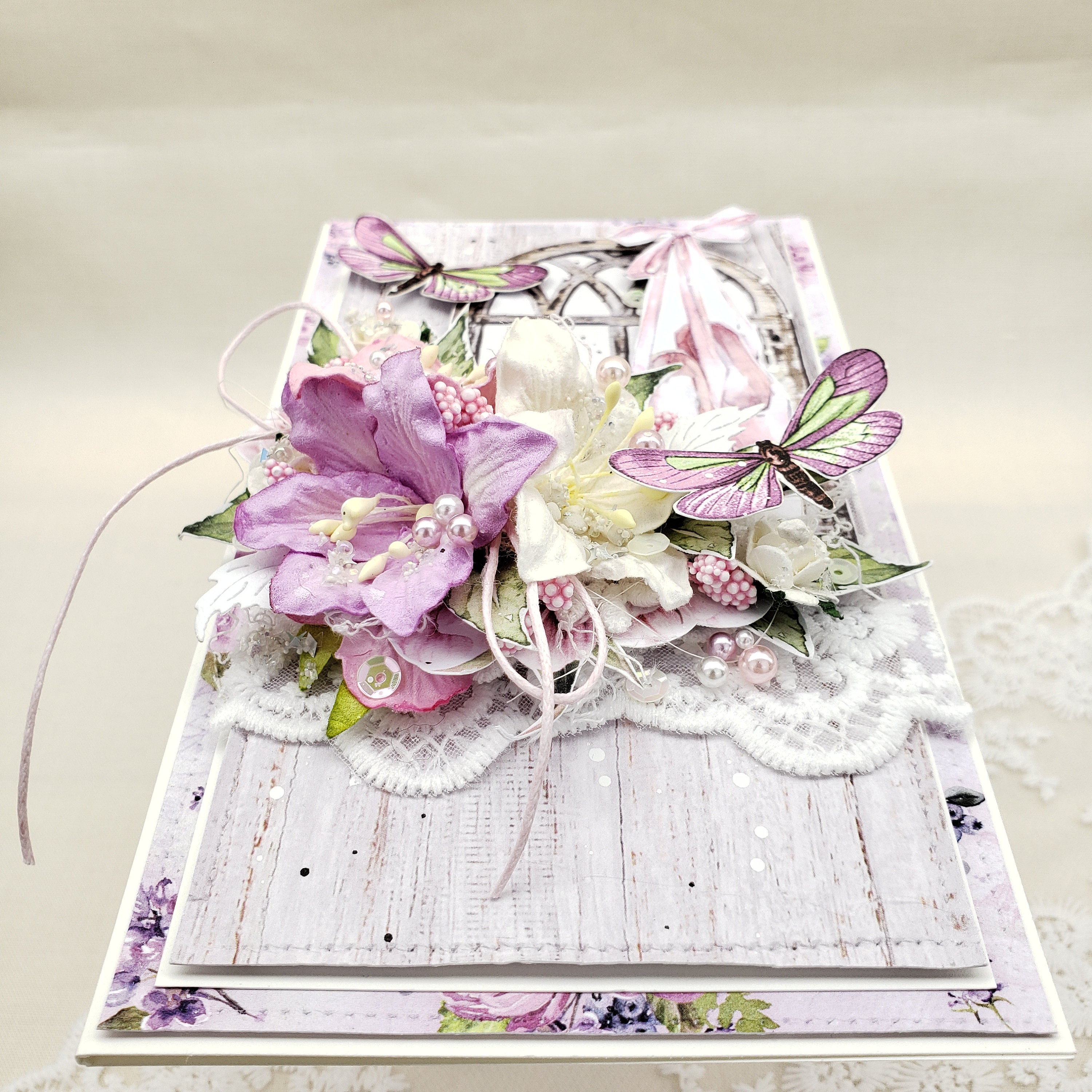 Birthday Handmade Card Unique Gift Congratulations Card With - Etsy