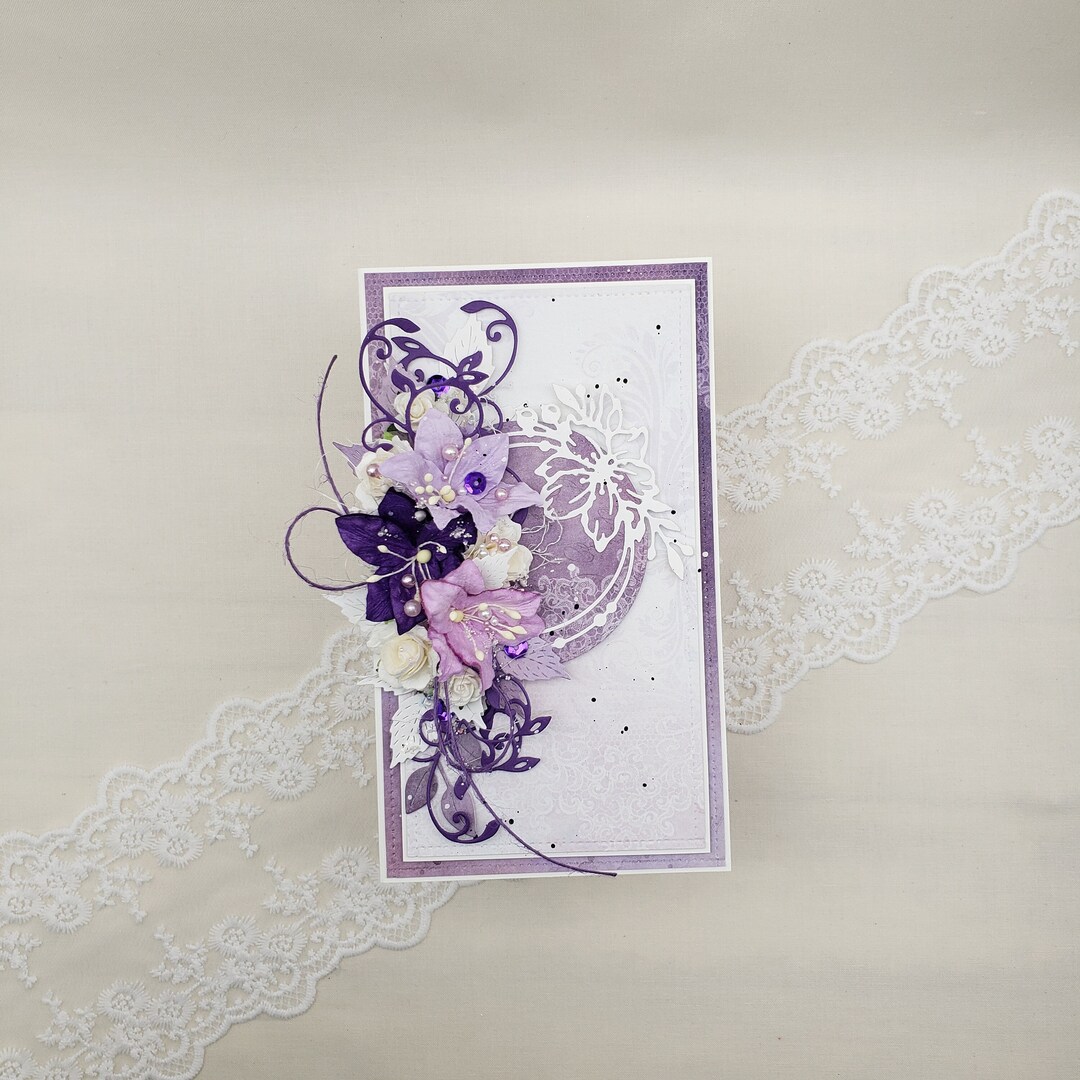 Birthday Handmade Card Unique Gift Congratulations Card With Etsy