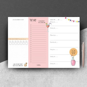 Wochenplaner A4 Achtsamkeit Mindfulness Kalender Ohne Datum Etsy