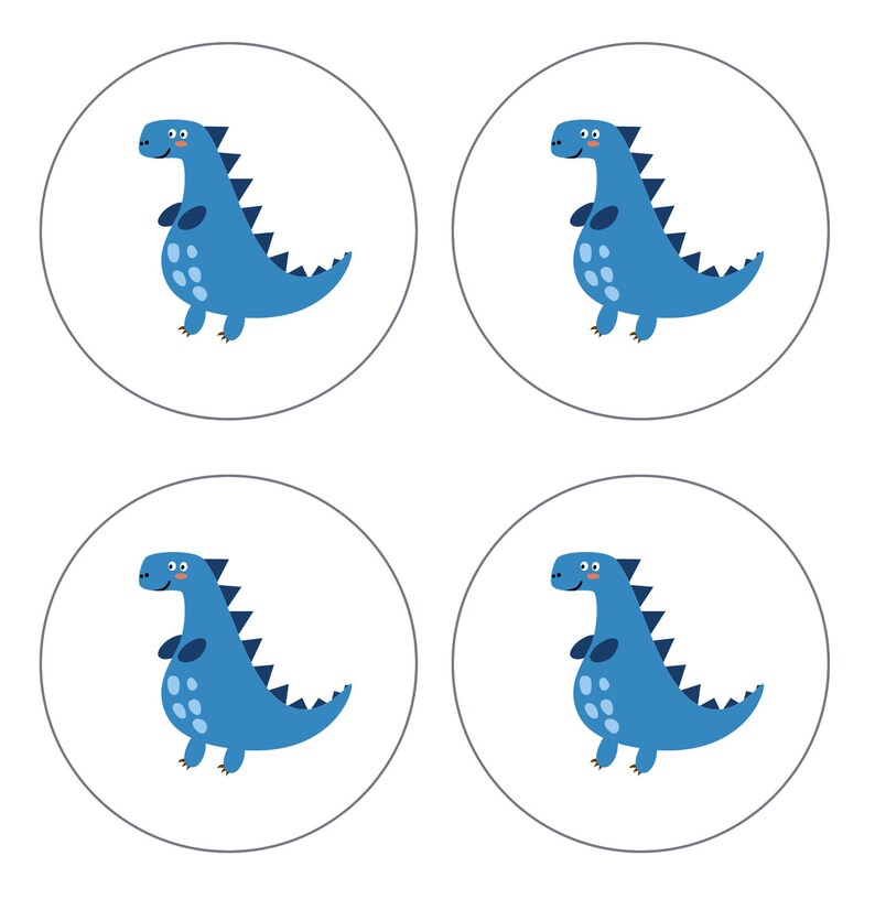 4x Dinosaurier-Einladungskarten-Set : Geburtstag Bild 3