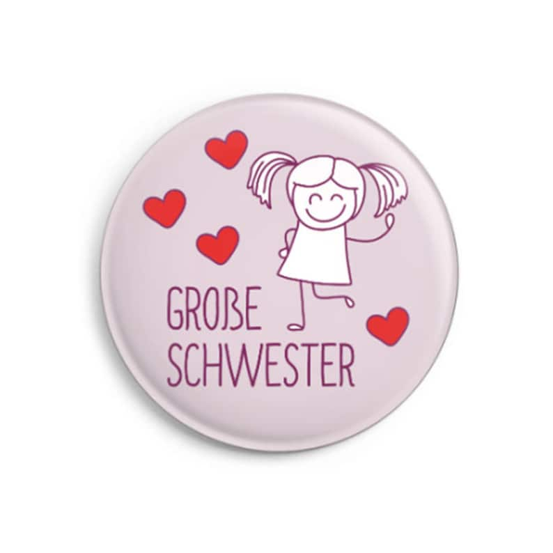 Button-Set: Große Schwester Kleine Schwester Geschenk Bild 2