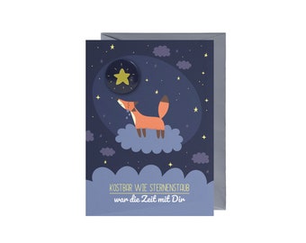 Funeral Card Child/ Baby (Star Child): Fox