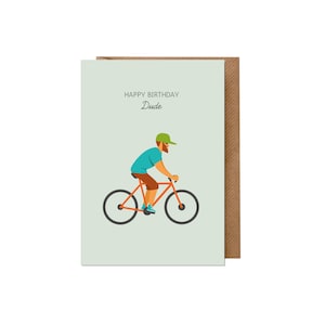 Geburtstagskarte: Freund /Mann (Fahrrad) | Recyclingpapier