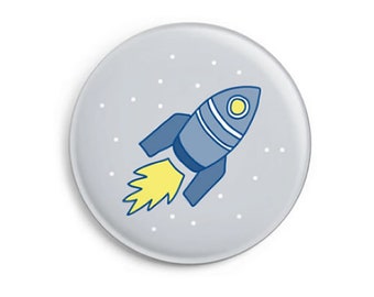 Children's Button Rocket (31mm) | Mitgebsel Children's Birthday