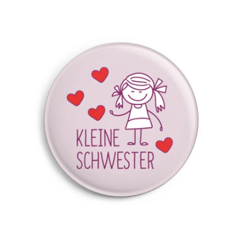 Button-Set: Große Schwester Kleine Schwester Geschenk Bild 3