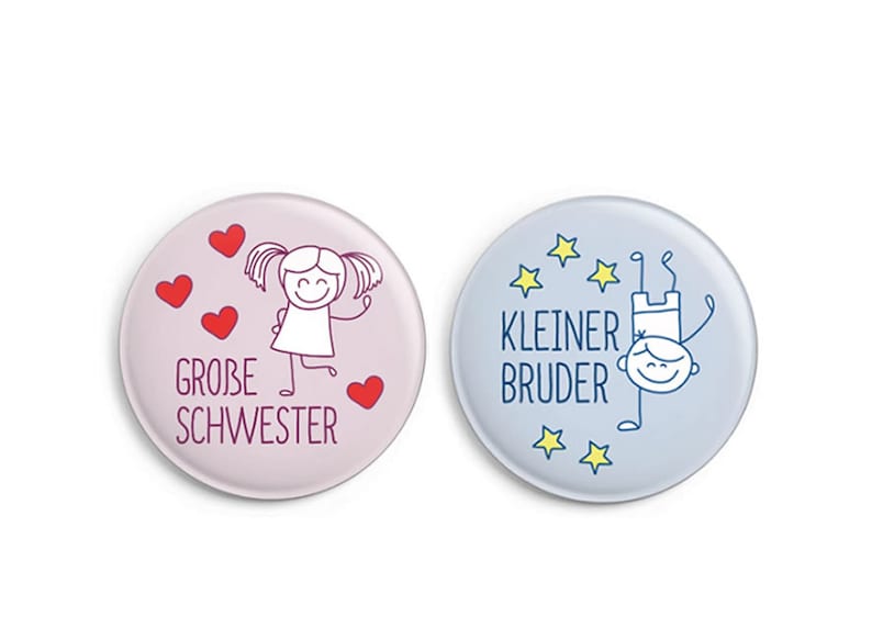 ButtonSet Große Schwester Kleiner Bruder Geschenk Etsy
