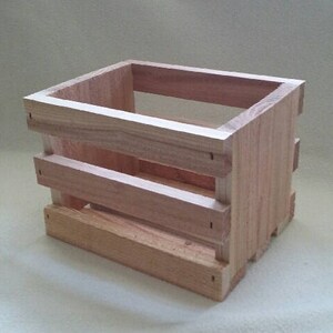 Handmade Small Rustic Crate – Wooden Storage Box, Vintage Home Decor, Decorative Organizer for Kitchen, Office, or Living Room