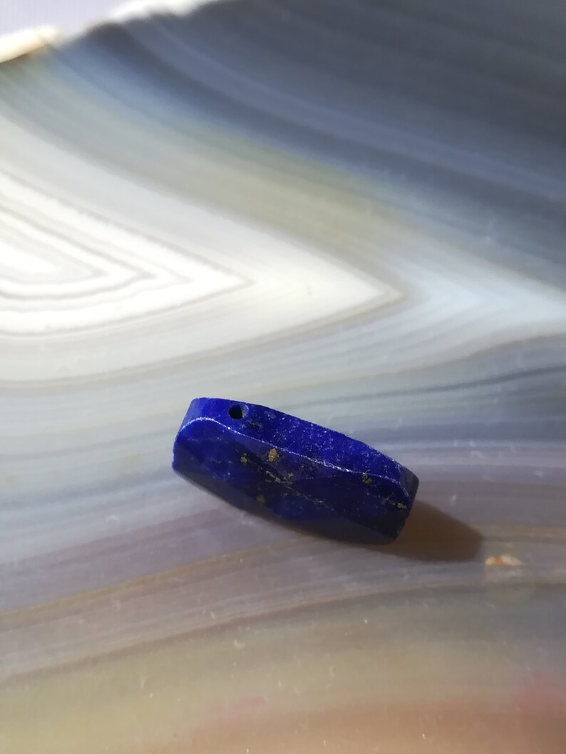 Natural Lapis Lazuli Drilled Loose Gemstones Lapis Beads Etsy