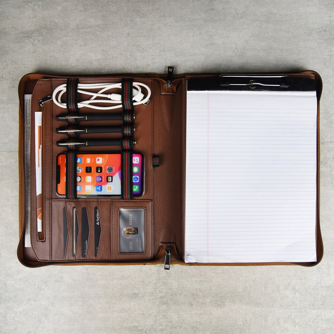 Legal Pad portfolio templateclipboard padfolio bindertablet Etsy