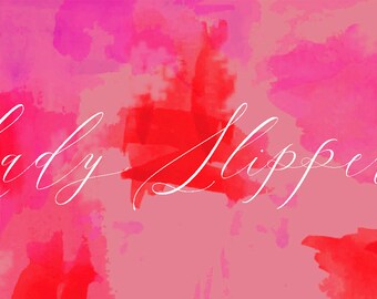 Lady Slippers Font Bundle