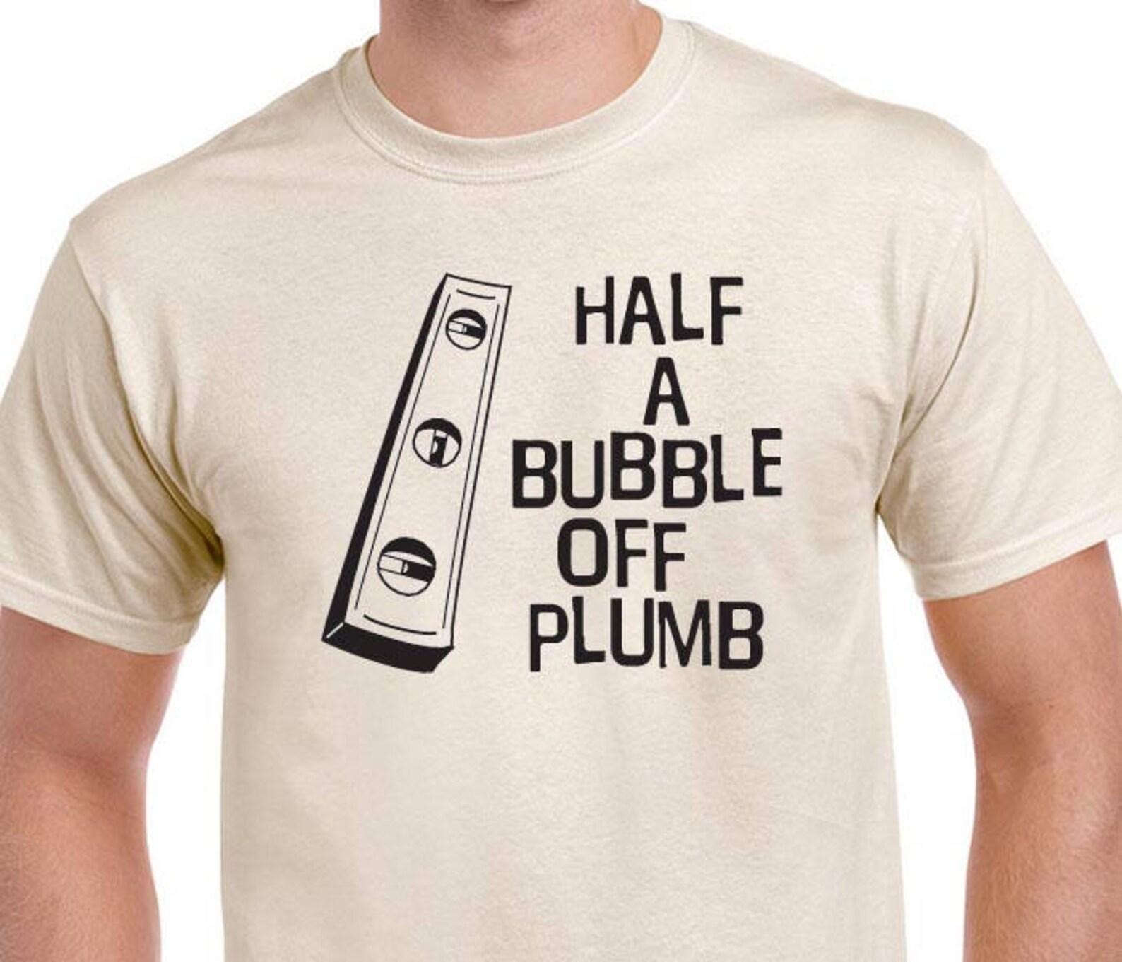 Half A Bubble off Plumb Carpenter Tshirt. Great Gift for That Etsy