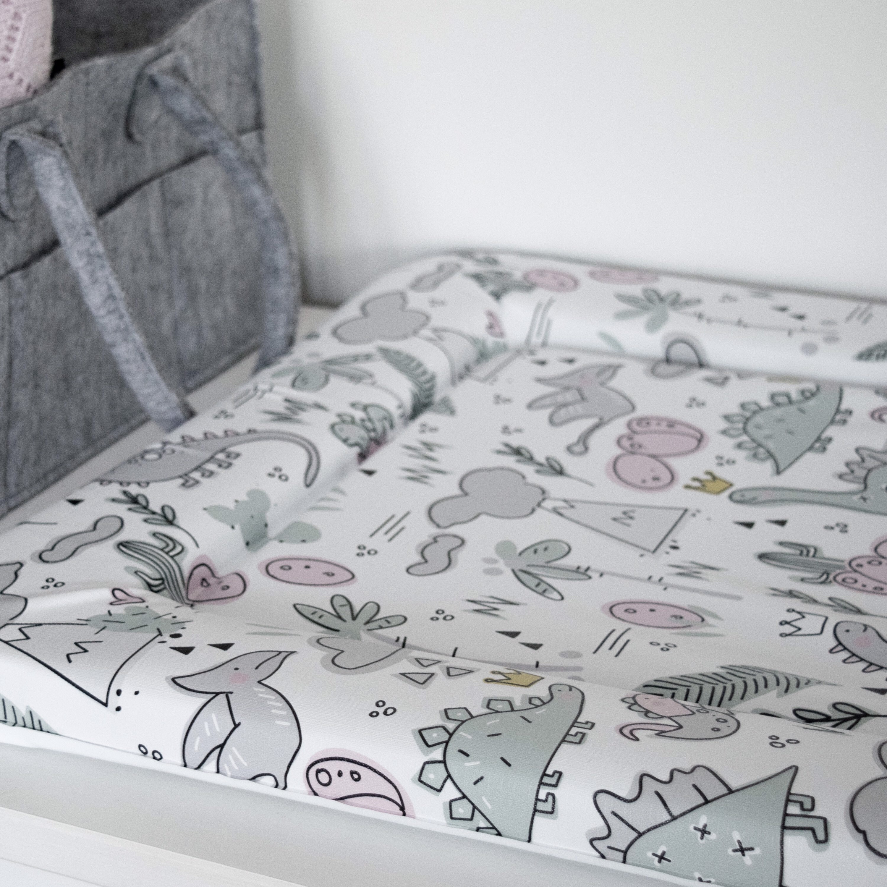 Deluxe Baby Changing Mat Dinosaur Scandinavian Diaper Etsy UK