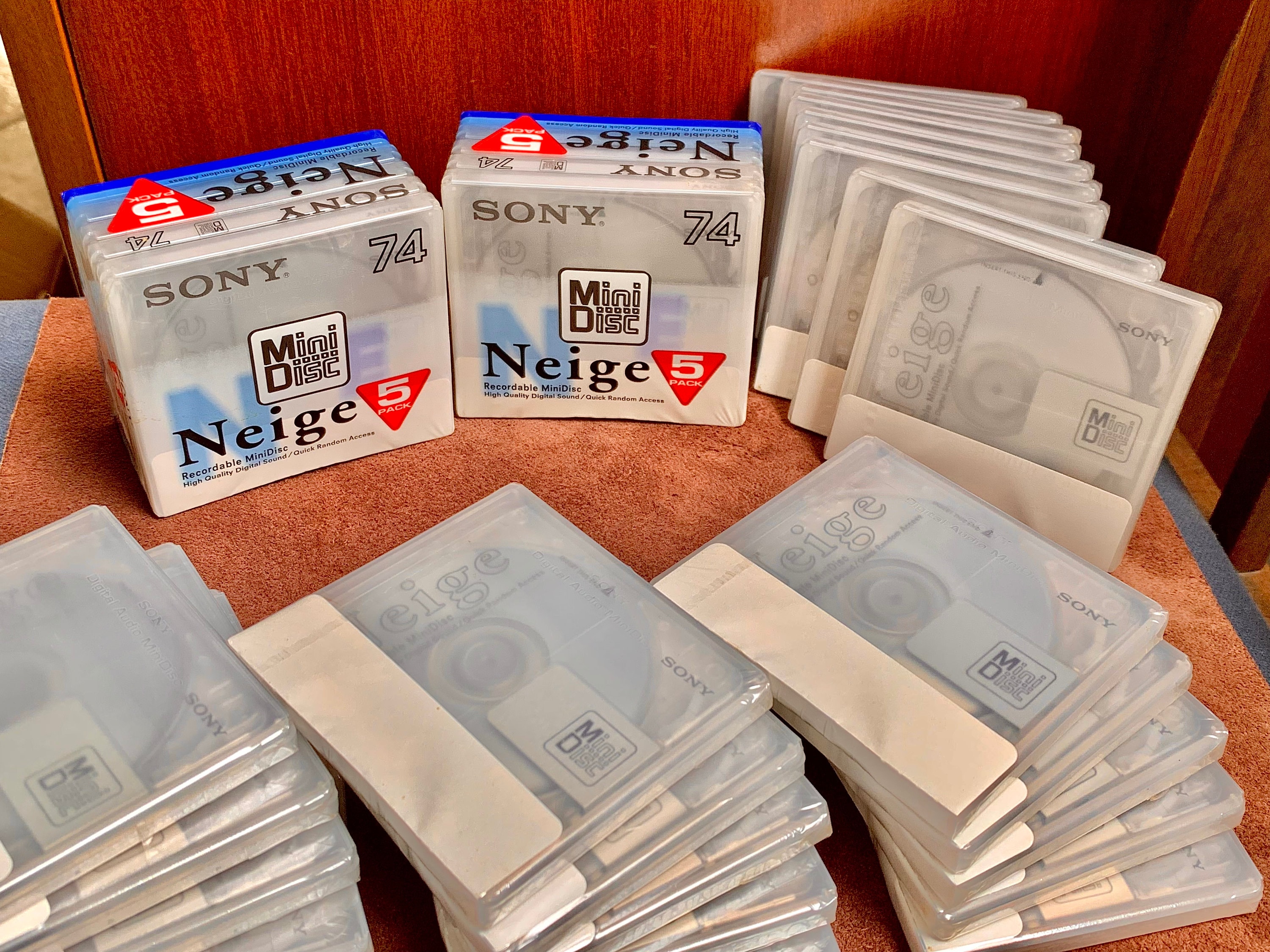 Set of 5 Original Factory Sealed Blank Minidiscs Etsy