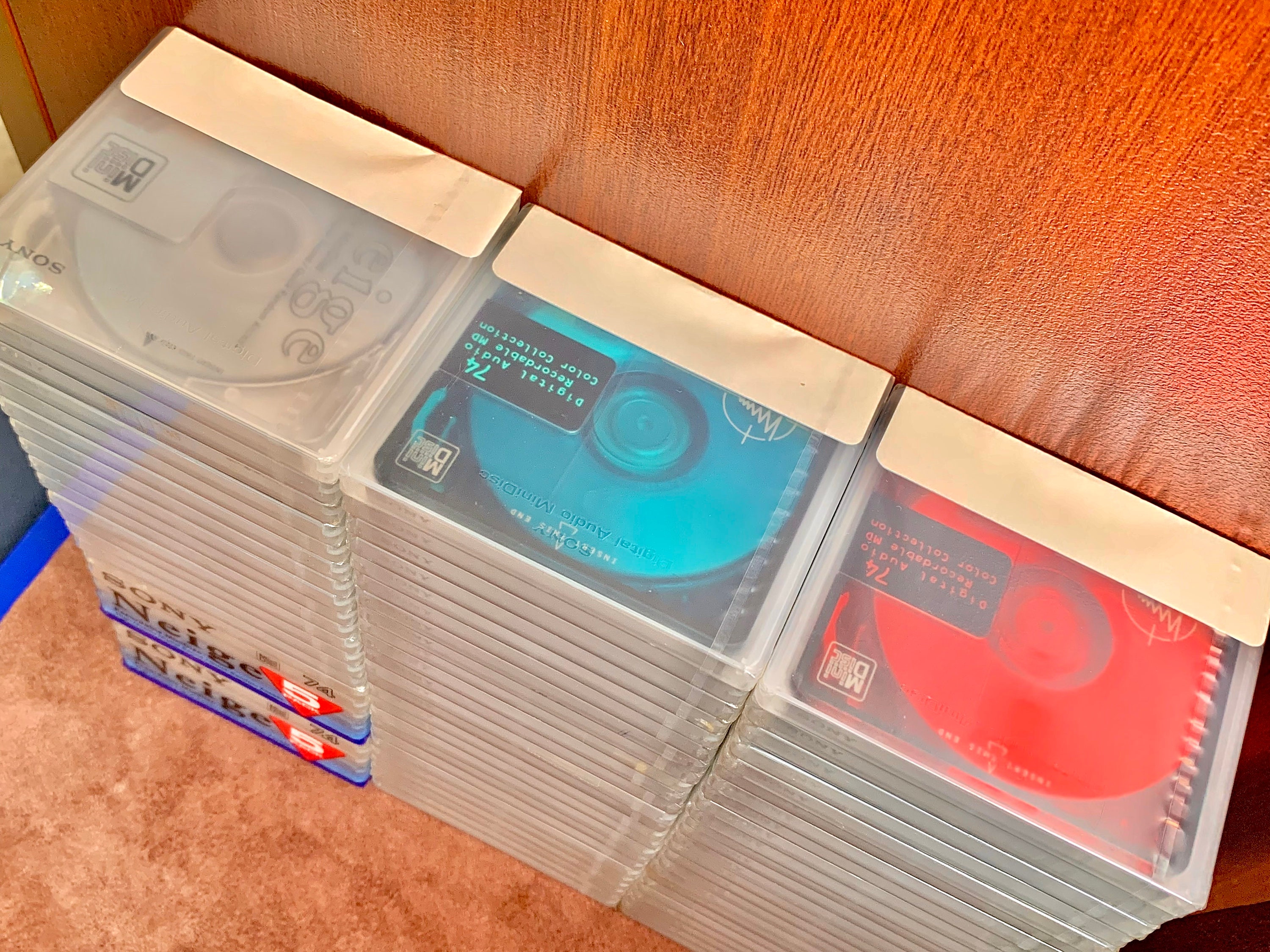 Set of 5 Original Factory Sealed Blank Minidiscs Etsy